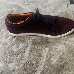 Allen Edmonds Courtside Real Suede Leather Men's Sneakers, Size 11